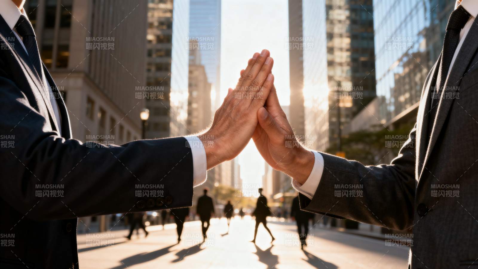 商务握手合作图片