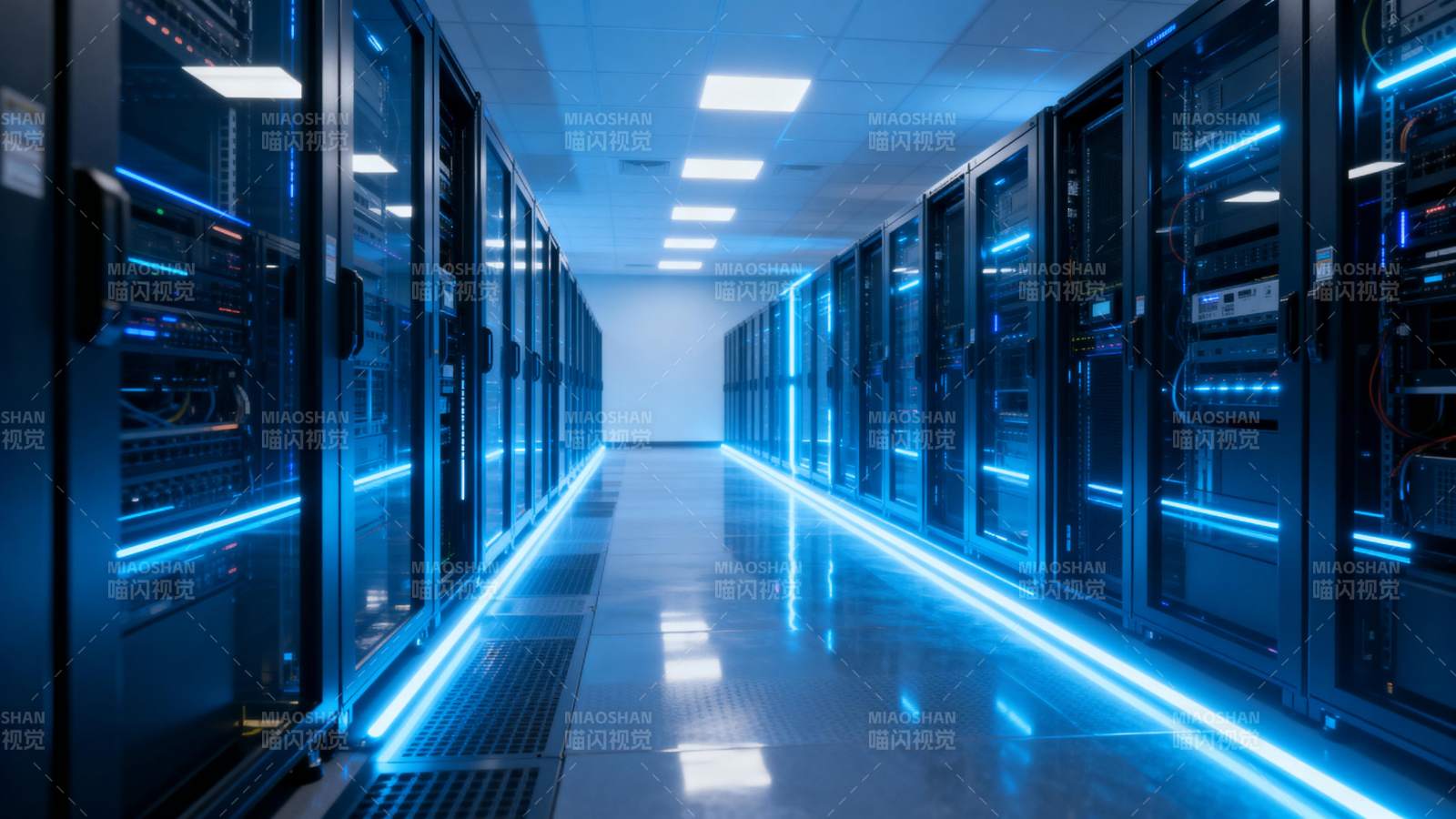 数据中心走廊图片