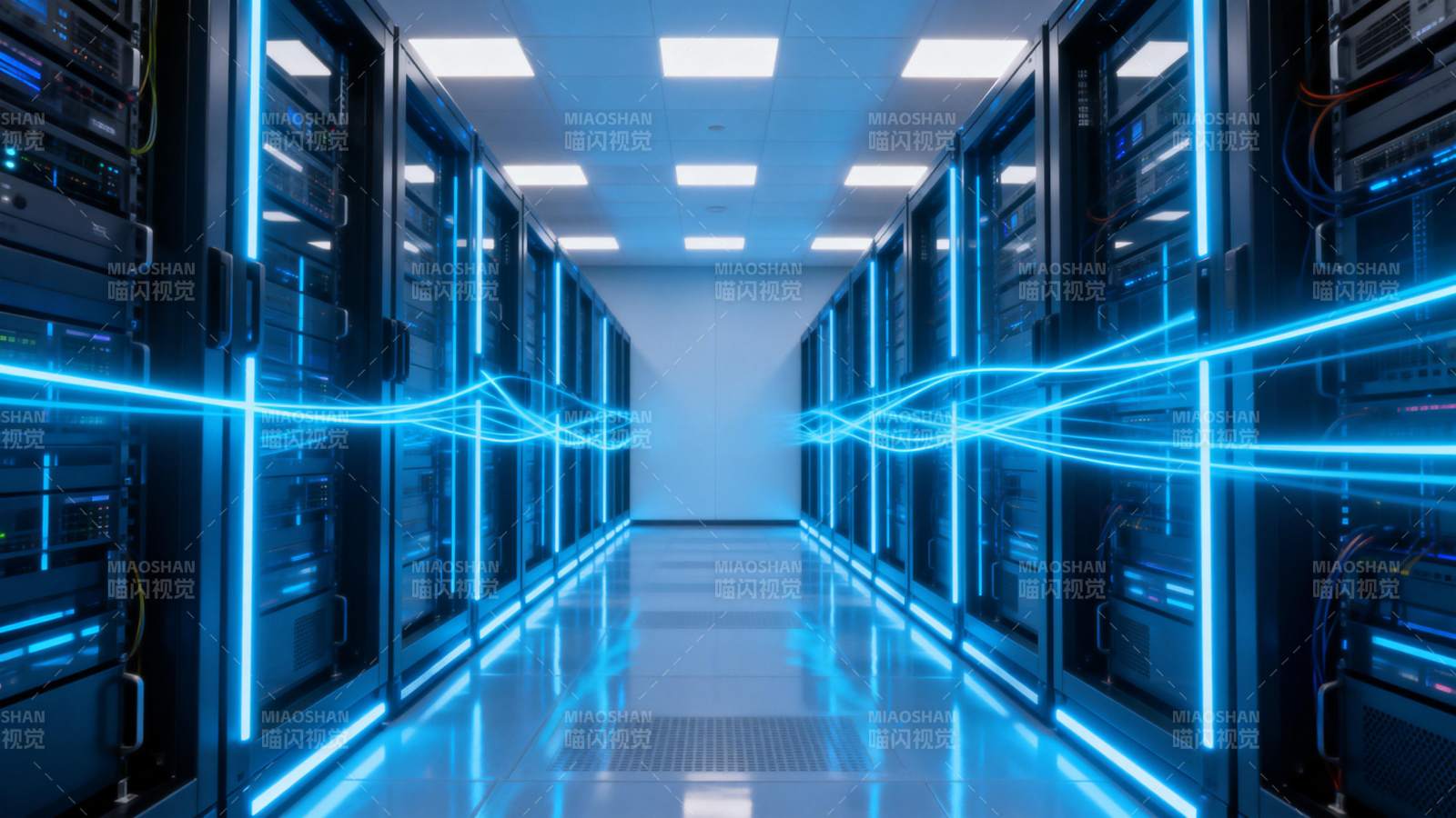 数据中心蓝光走廊图片