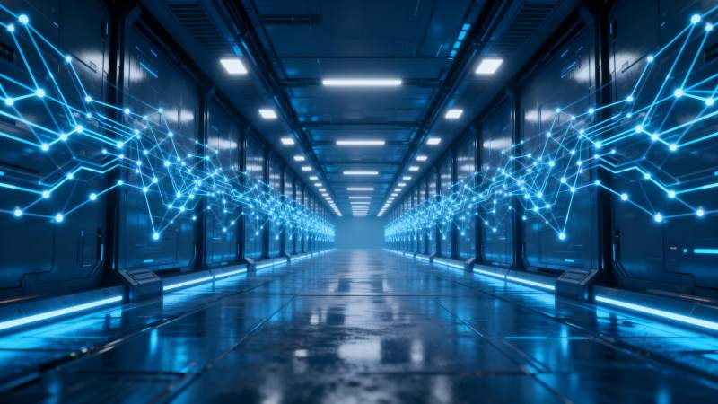 未来科技走廊图片