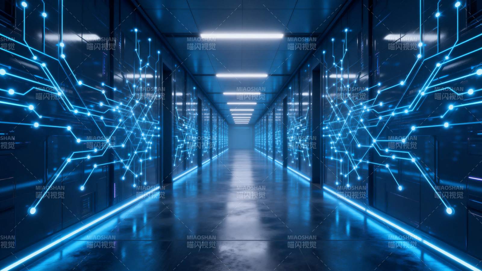 科技走廊未来感图片