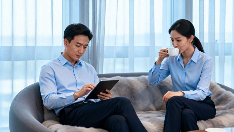 夫妻共度温馨时光图片