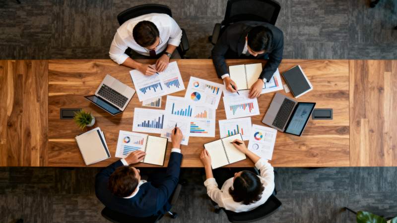 团队协作分析数据图片