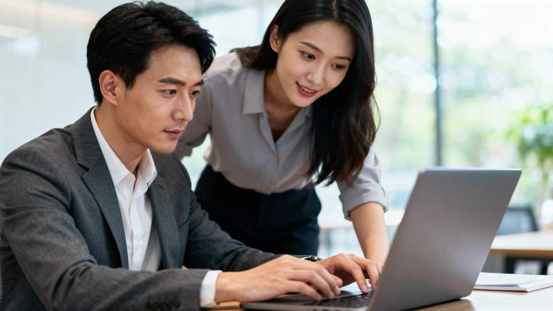 职场协作瞬间图片