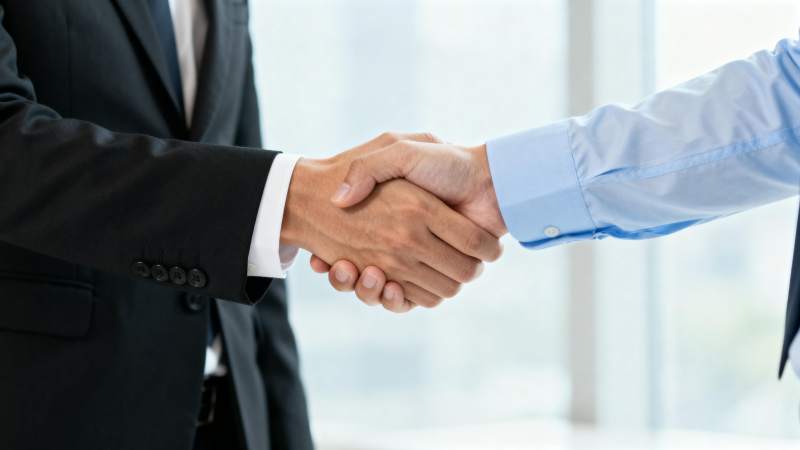 商务握手合作图片