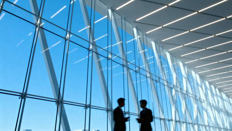 商务洽谈剪影图片