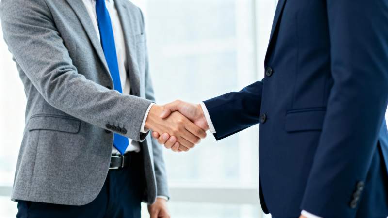 商务握手合作图片