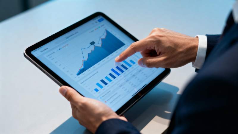 数据分析触屏展示图片