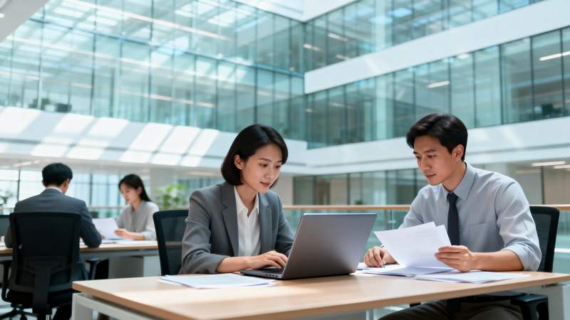 职场协作办公场景图片