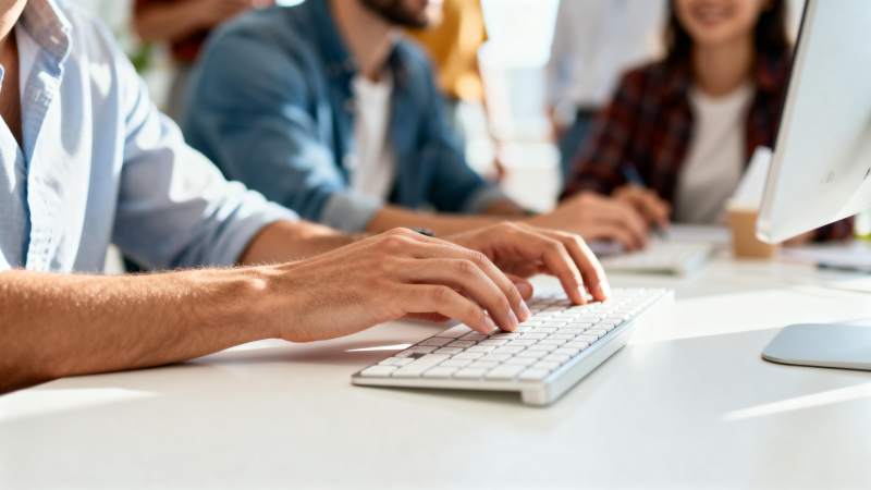 团队协作办公场景图片