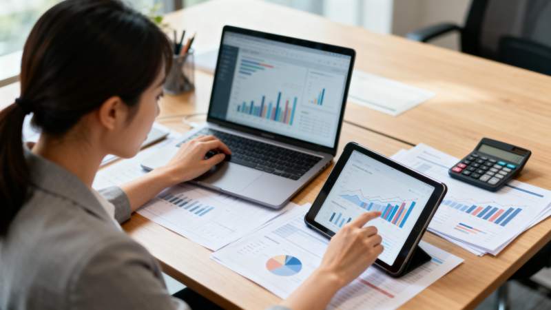 数据分析工作场景图片