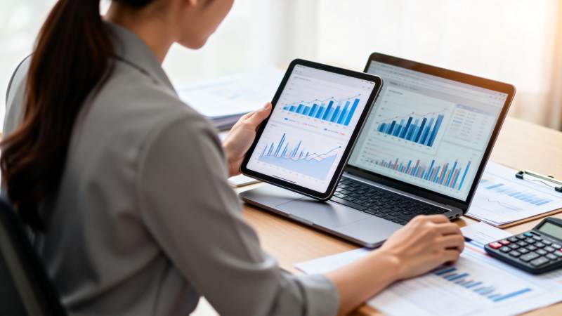 数据分析工作场景图片