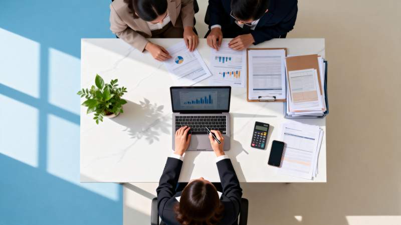 团队协作办公场景图片