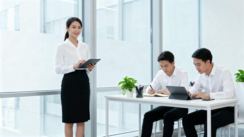 职场协作办公场景图片