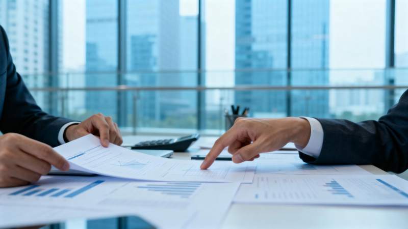 商务洽谈现场图片