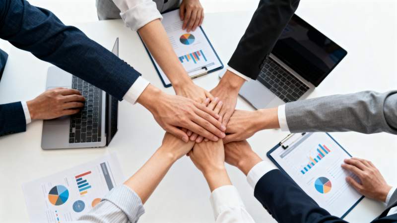 团队协作共赢图片