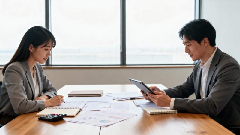 商务洽谈现场图片