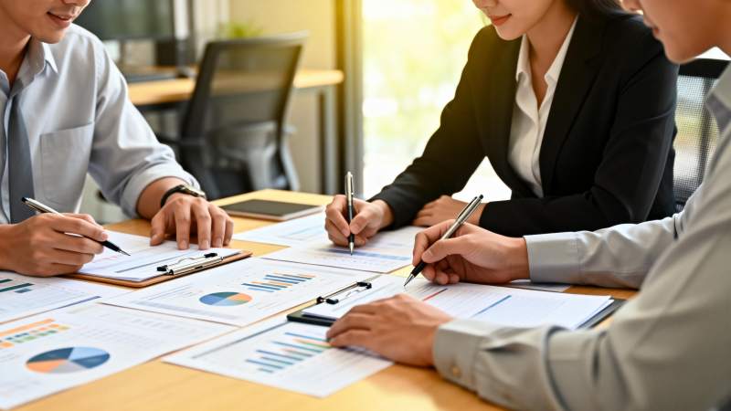 团队协作办公场景图片