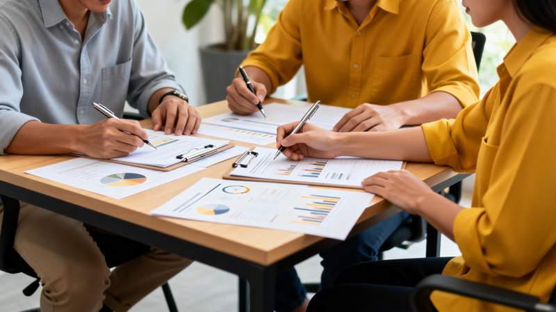 团队协作办公场景图片