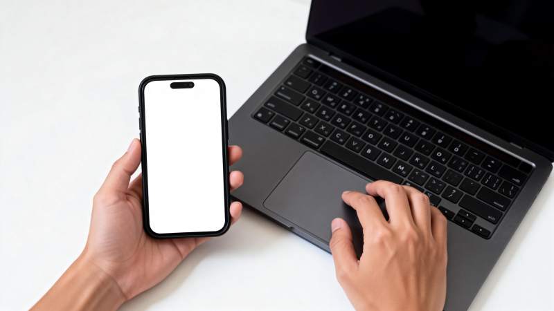 手机与笔记本电脑图片