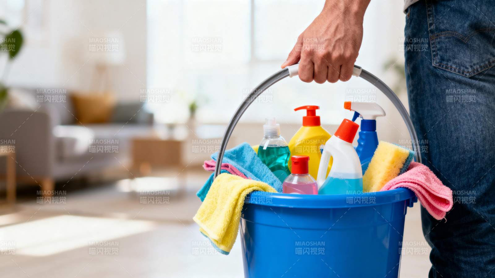 清洁用品桶图片