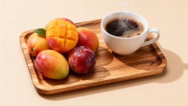 芒果咖啡香氛时光图片