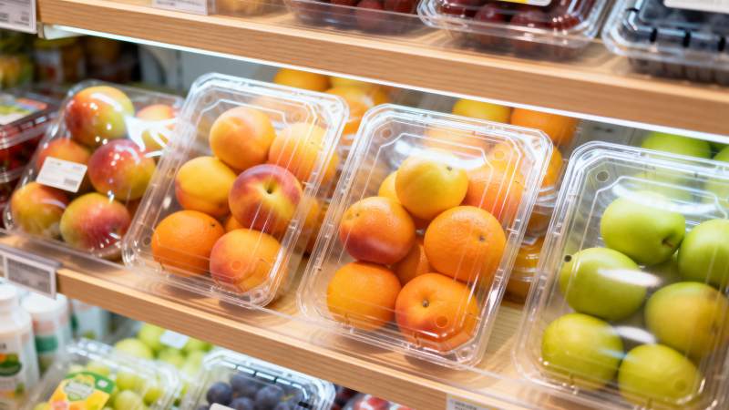 新鲜水果陈列架图片