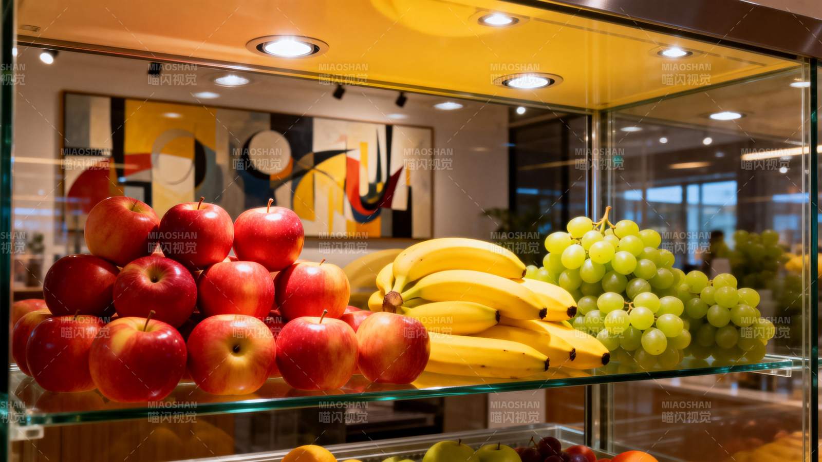 新鲜水果展示柜图片