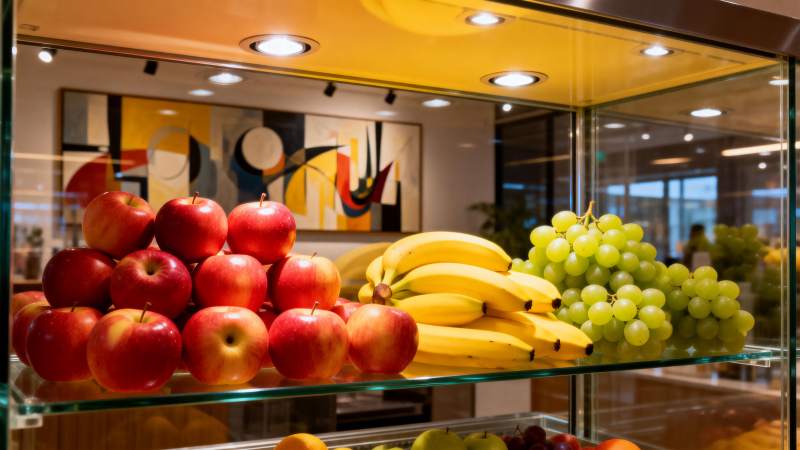 新鲜水果展示柜图片