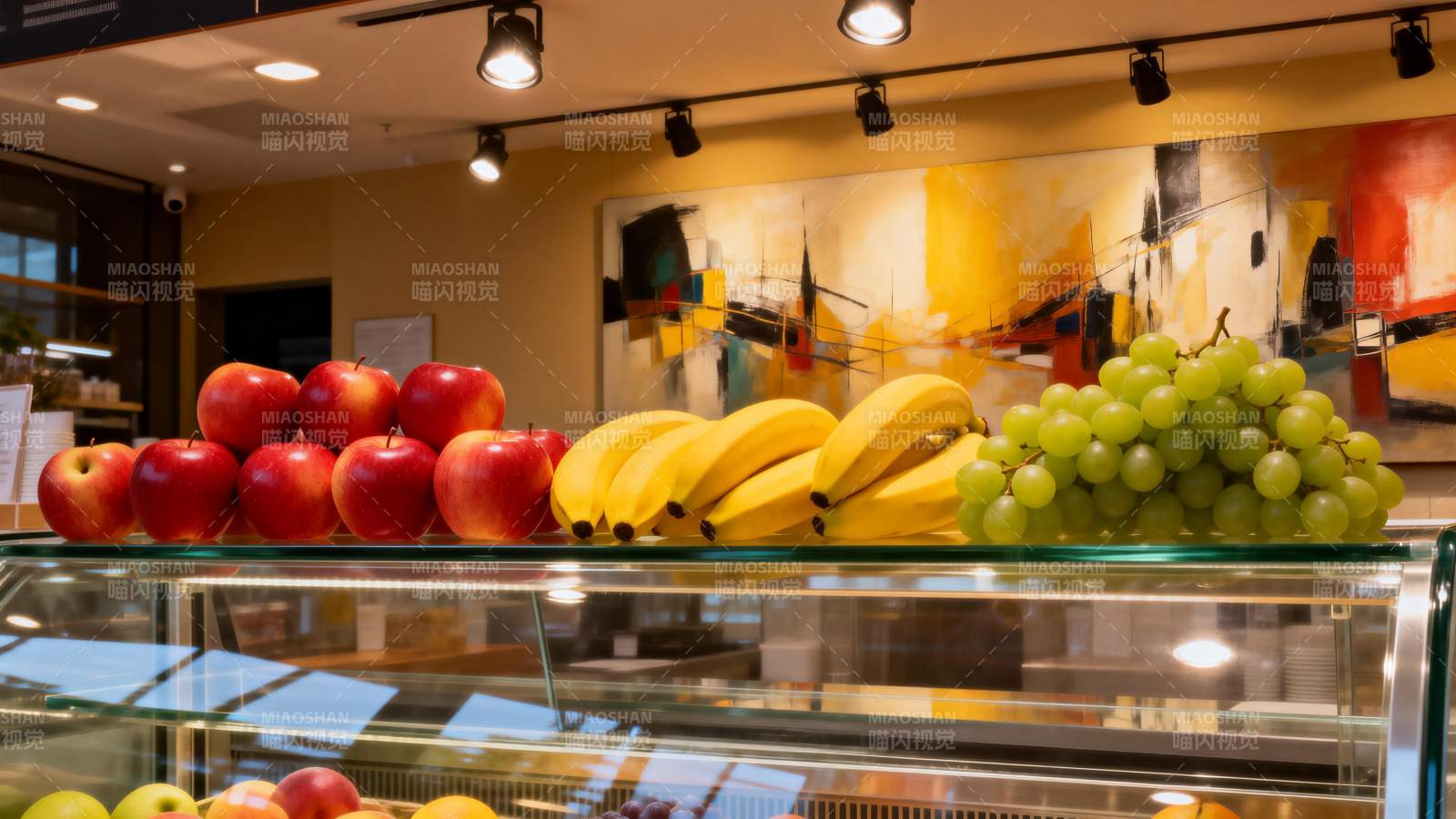 新鲜水果展示柜图片