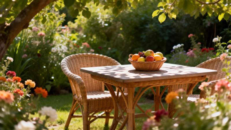 花园果篮静谧时光图片