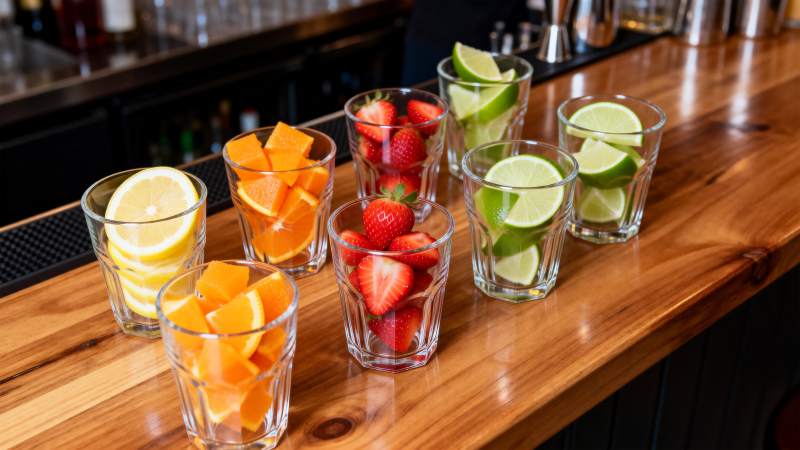 水果杯饮品摆拍图片