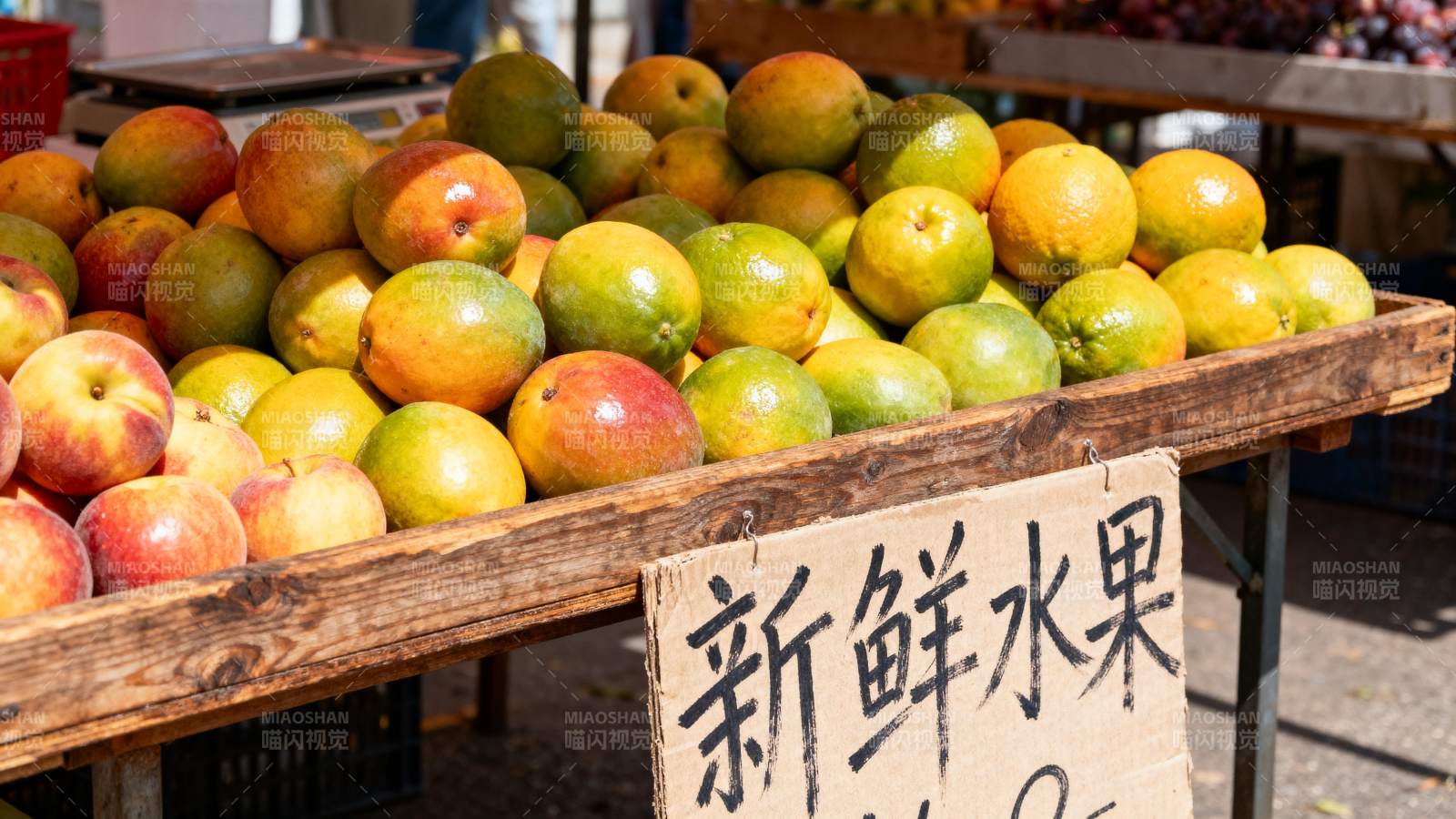 新鲜水果摊位图片
