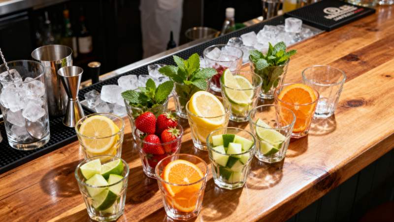 缤纷水果鸡尾酒图片