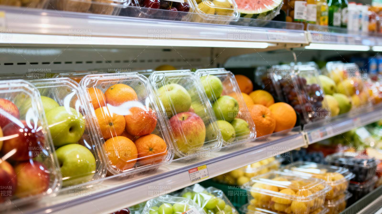 新鲜水果陈列柜图片