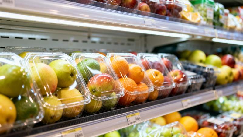 超市水果陈列图片