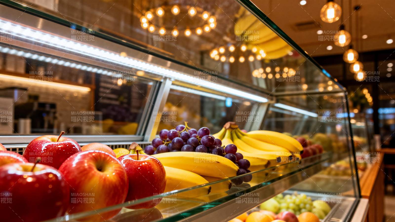 新鲜水果展示柜图片