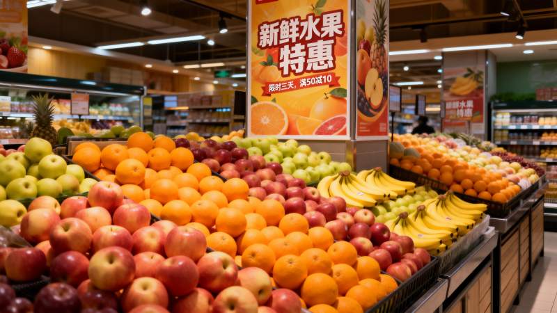 新鲜水果特惠图片