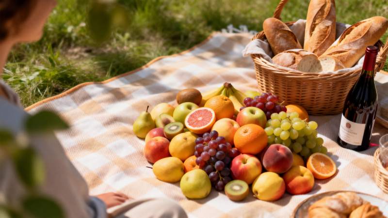 野餐水果盛宴图片