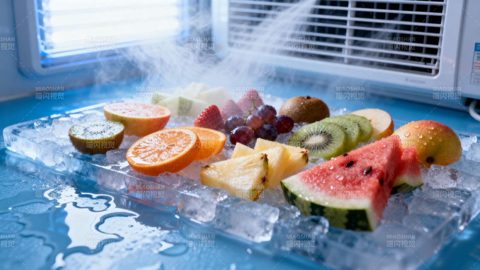 冰镇水果拼盘图片