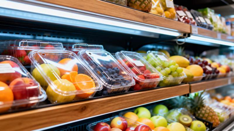 新鲜水果陈列柜图片