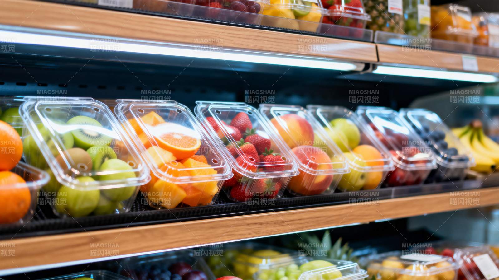 新鲜水果陈列柜图片
