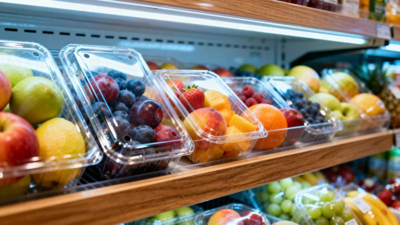 新鲜水果陈列架图片