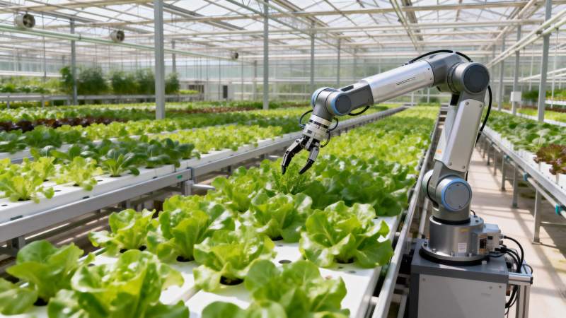 智能温室采摘机器人图片