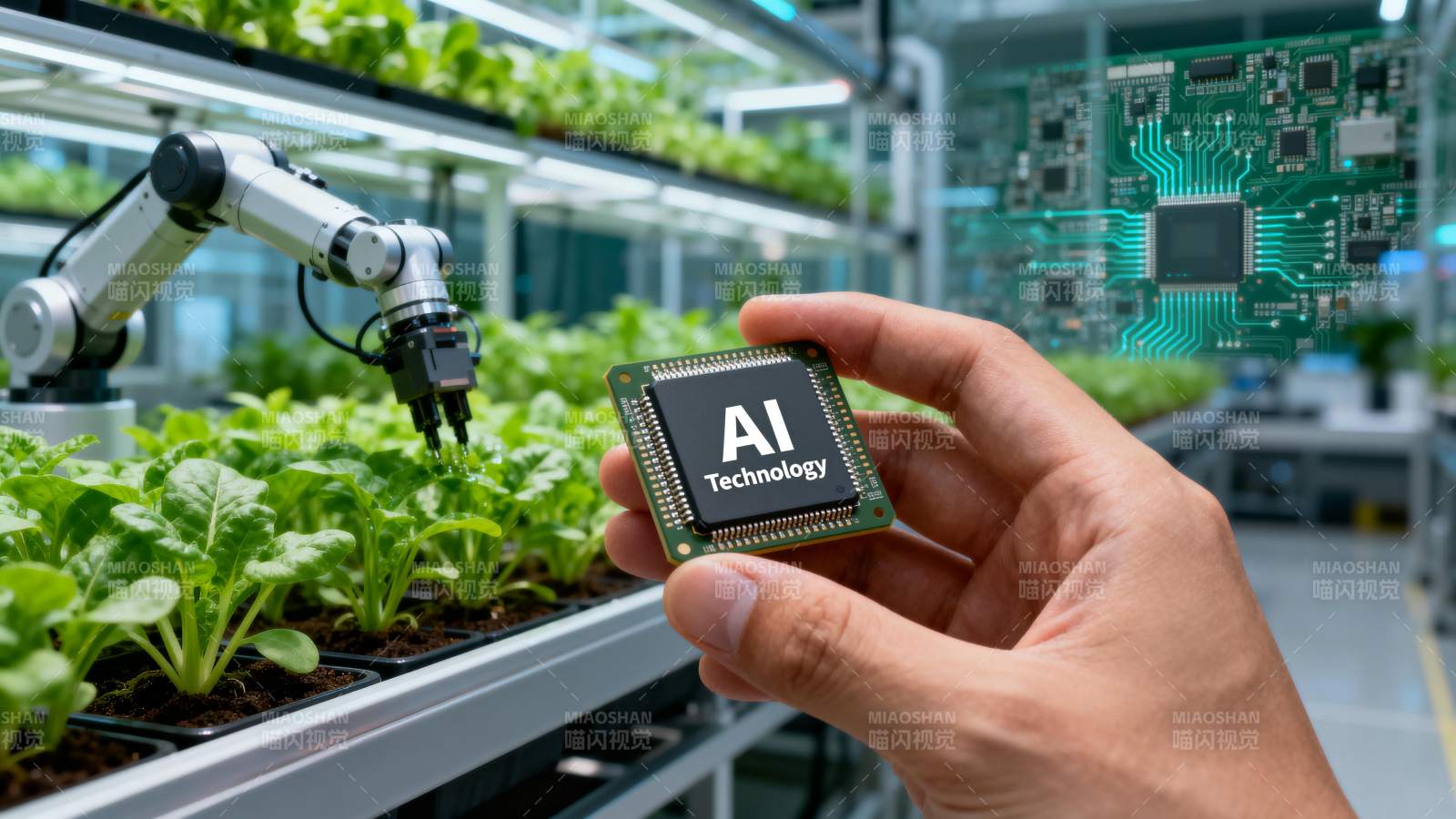AI芯片赋能智慧农业图片