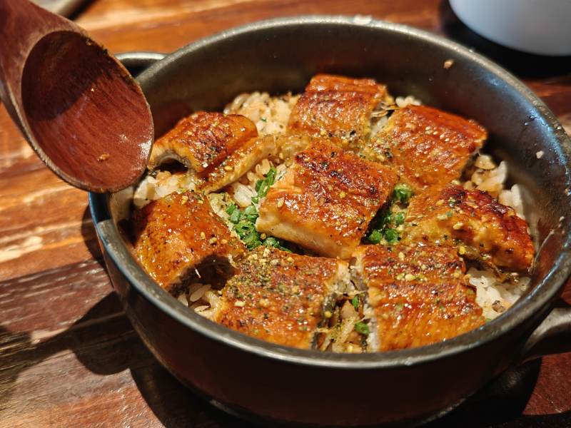 日式烤鱼饭图片