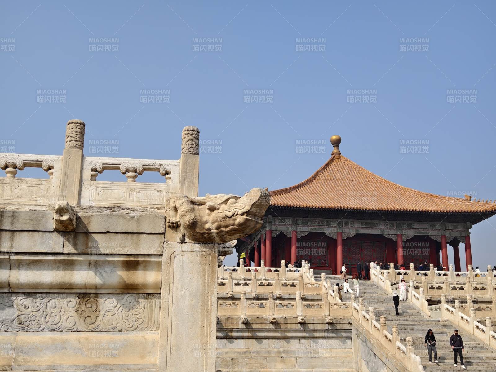 故宫太和殿前石栏图片