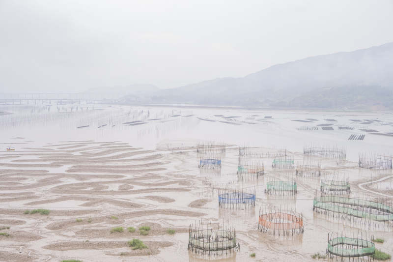 滩涂养殖图景图片