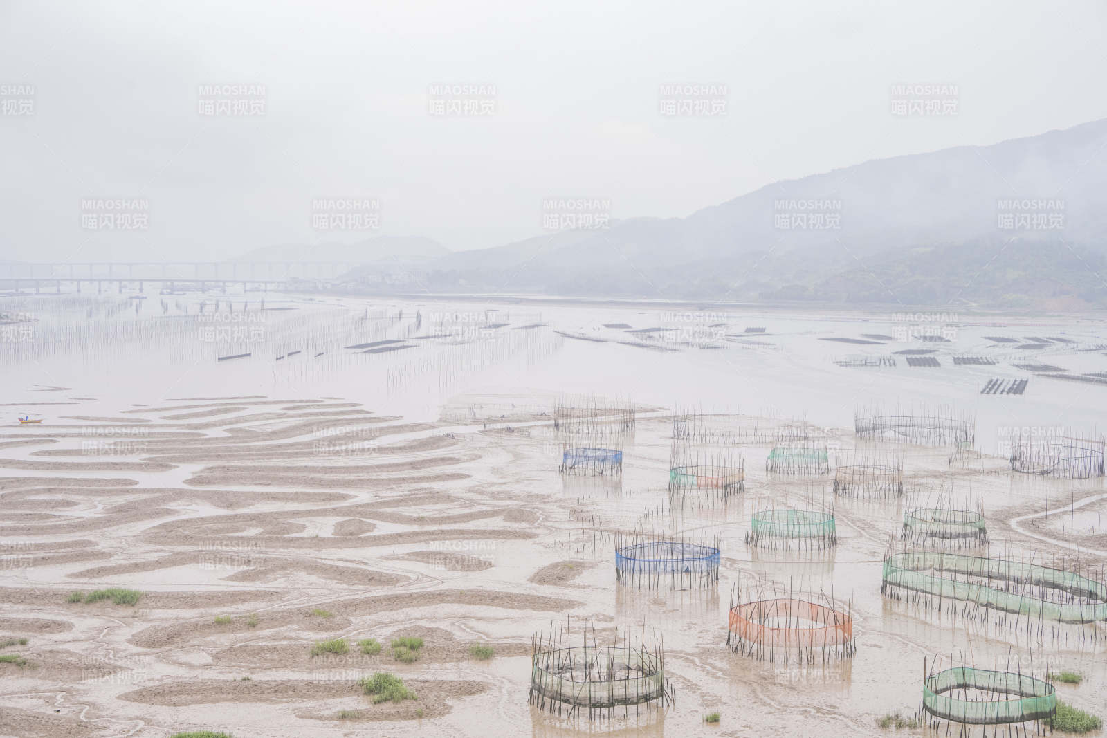 滩涂养殖图景图片