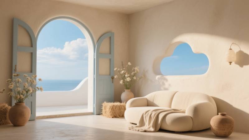 梦幻海景客厅图片